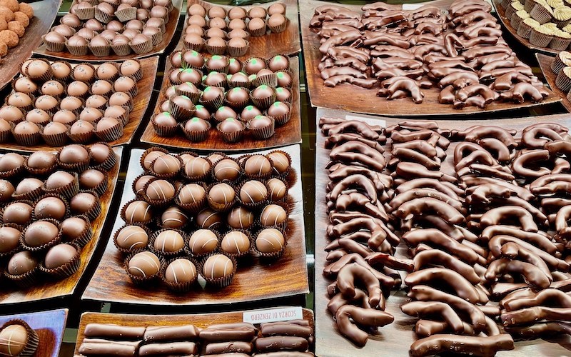 Bologna - Quadrilatero market - Roccati Cioccolato