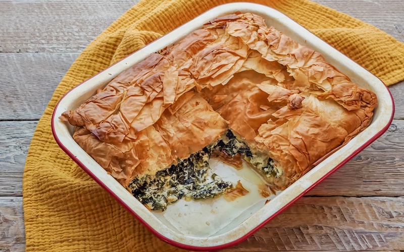 Spanakopita (Greek Spinach & Cheese Pie)