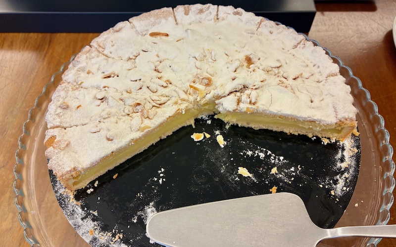Torta della Nonna at Bosco de’ Medici Resort (Pompei) - Campania Food Lovers’ Guide