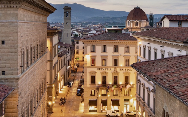 Helvetia and Bristol exterior Florence Food Guide