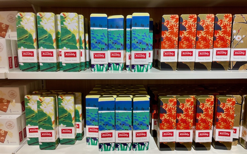 Tins of biscuits at Kambly Biscuit Factory at Trubschachen in Emmental Food Lovers’ Guide