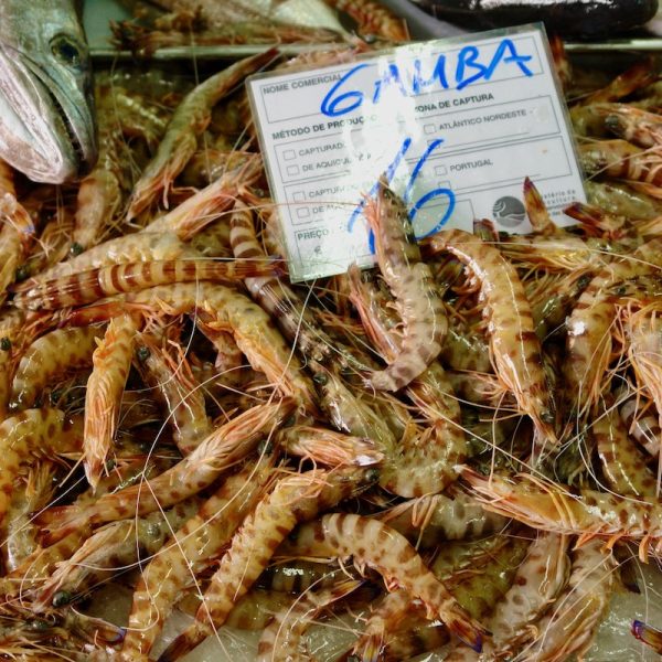 Prawns (Gamba) - seafood market