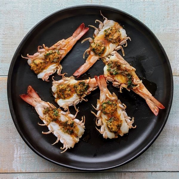 BBQ Prawns with Parsley Garlic Butter BBQ Prawns with Parsley Garlic Butter