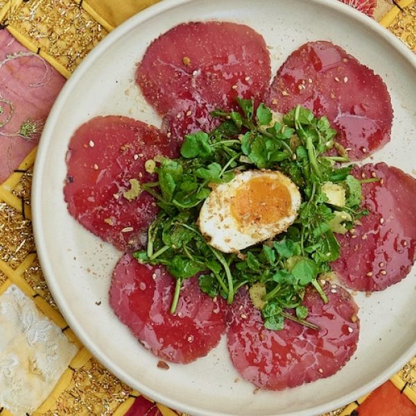 Bresaola Salad with Watercress & Egg