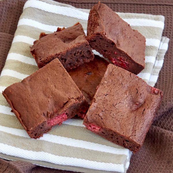Chocolate Raspberry Brownies (5)