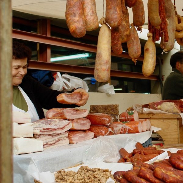 Chouriço - Portuguese produce market