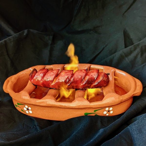 Chouriço à Bombeiro (Flaming Chorizo) - Portuguese Recipes