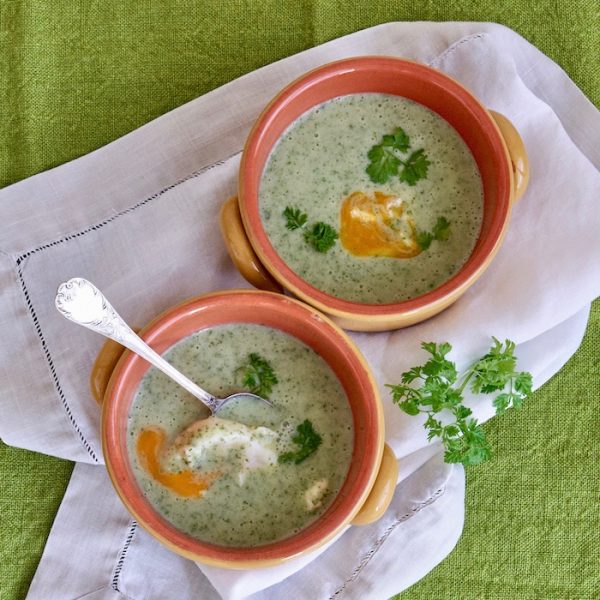 German Potato & Chervil Soup (Kerbelsuppe)
