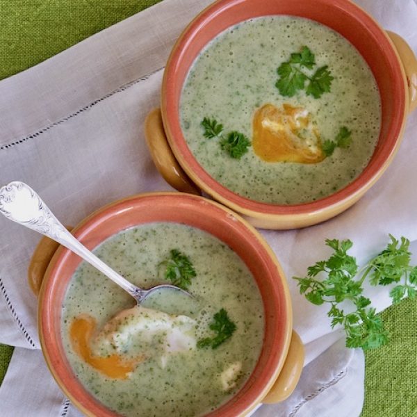 German Potato & Chervil Soup (Kerbelsuppe)