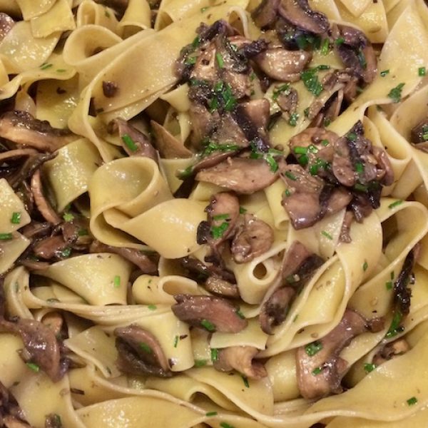 Mushroom Pappardelle Mushroom Pappardelle