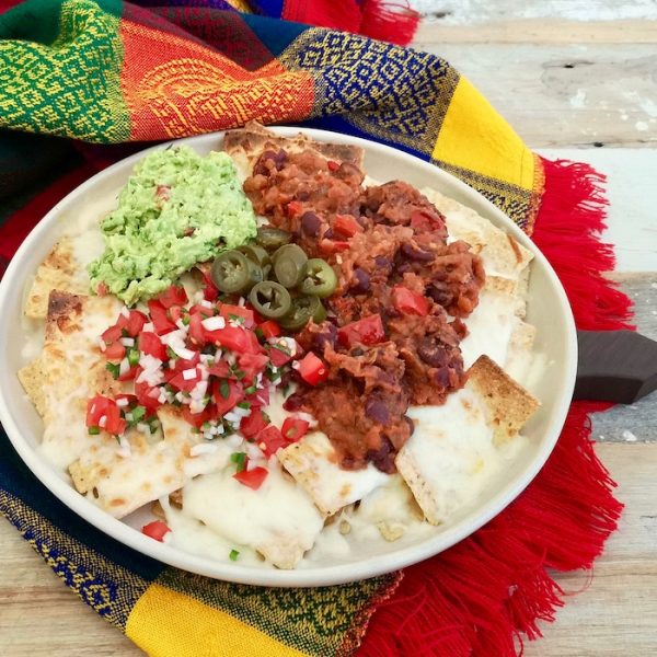 Nachos using Mutti Passata and Vannella Cheese Smoked Scamorza
