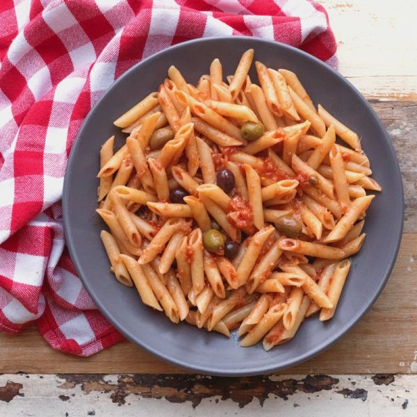 Penne Puttanesca - Mutti Pelati (Canned Tomatoes)