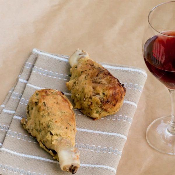 Salami-stuffed Chicken Drumsticks