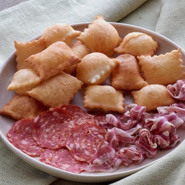 Gnocchi Fritti with Salumi