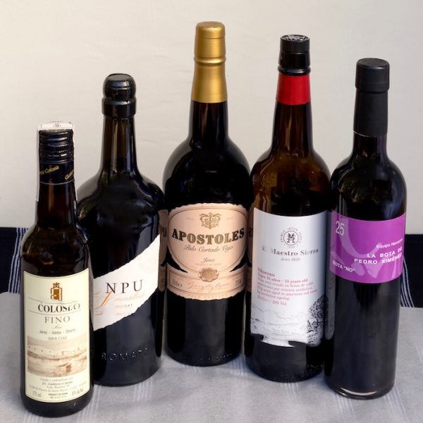 Top Sherry Wine (Sherries) - group bottle shot