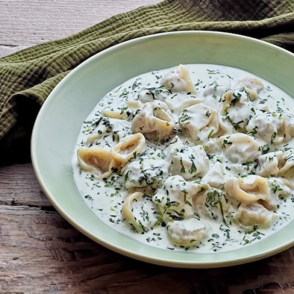 Shish Barak (Lebanese Lamb Dumplings in Yoghurt Sauce) using Vannella Cheese Buffalo Yoghurt