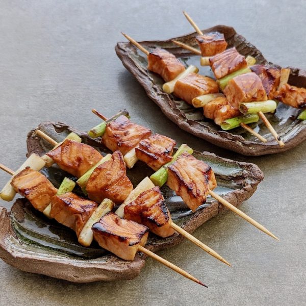 Teriyaki Salmon Skewers Teriyaki Salmon Skewers